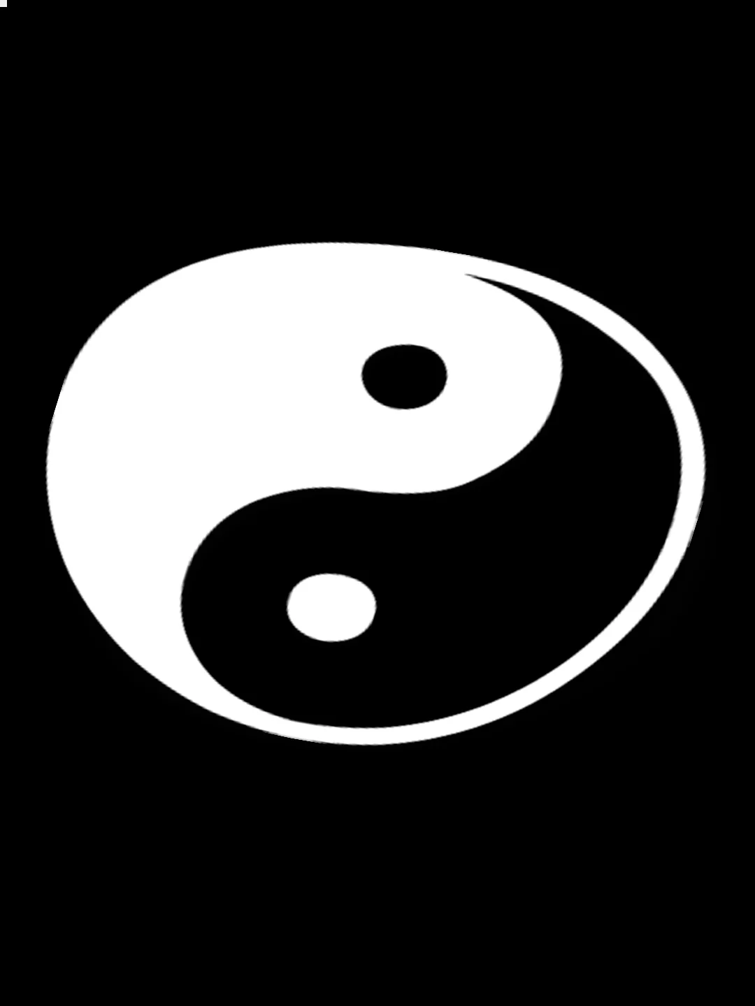 Yin Yang "Инь-Ян" - виниловая наклейка без фона на любую поверхность ин янь