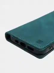 Тёмно-зелёный чехол для iPhone 13 Pro с карманом для карт и подставкой