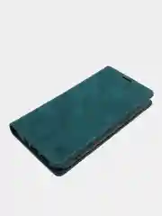 Тёмно-зелёный чехол для iPhone 13 Pro с карманом для карт и подставкой