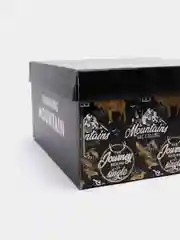 Черный коробка складная "Брутальность", плотный картон