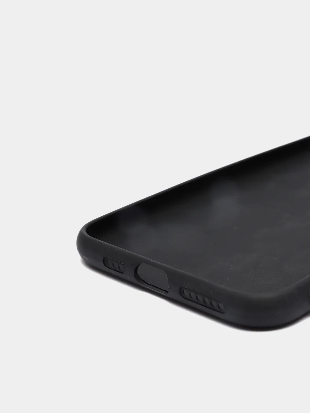 Черный чехол силиконовый для iPhone 11, 11 Pro, 11 Pro Max, 12 Pro, 12 Pro Max