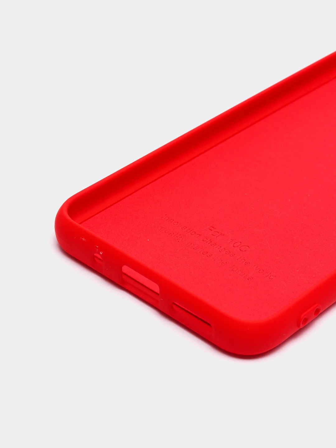Красный чехол с бархатной подкладкой для Xiaomi Redmi 10C, 8 цветов Silicon Cover