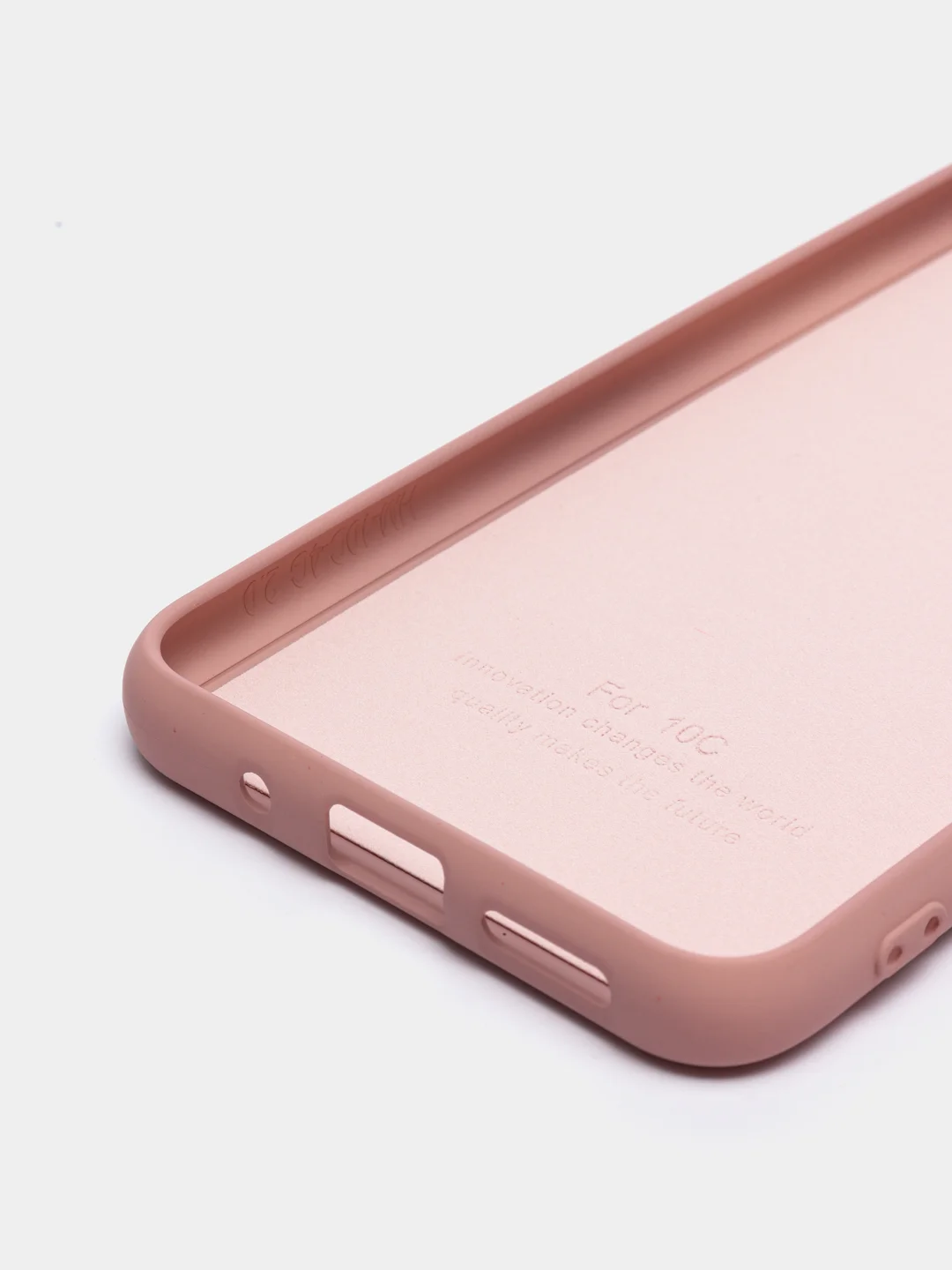 Бежевый чехол с бархатной подкладкой для Xiaomi Redmi 10C, 8 цветов Silicon Cover