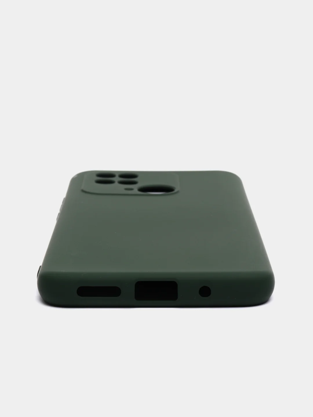 Зеленый чехол с бархатной подкладкой для Xiaomi Redmi 10C, 8 цветов Silicon Cover