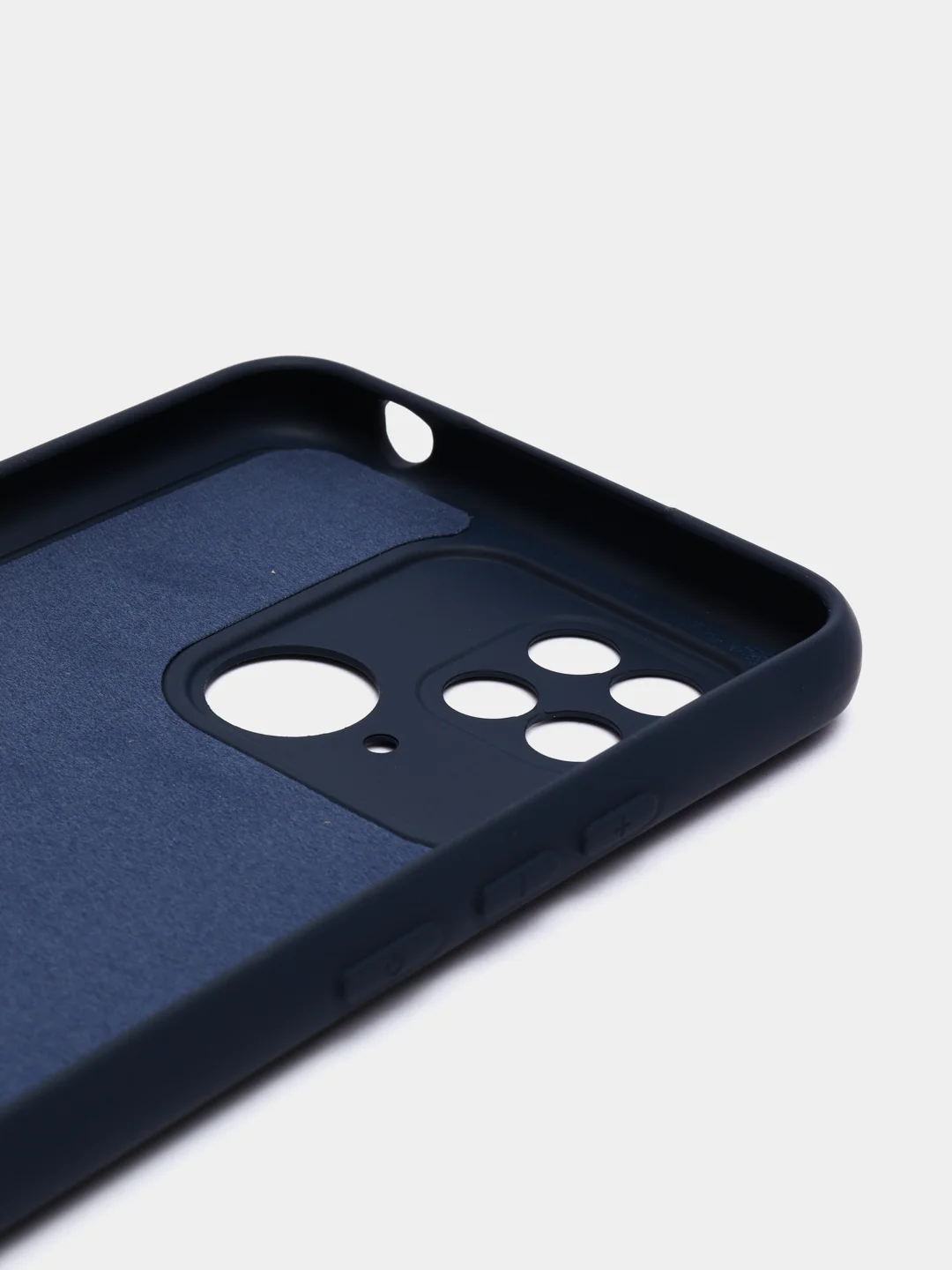 Темно-синий чехол с бархатной подкладкой для Xiaomi Redmi 10C, 8 цветов Silicon Cover