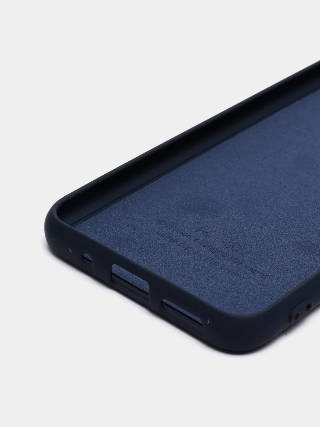 Темно-синий чехол с бархатной подкладкой для Xiaomi Redmi 10C, 8 цветов Silicon Cover