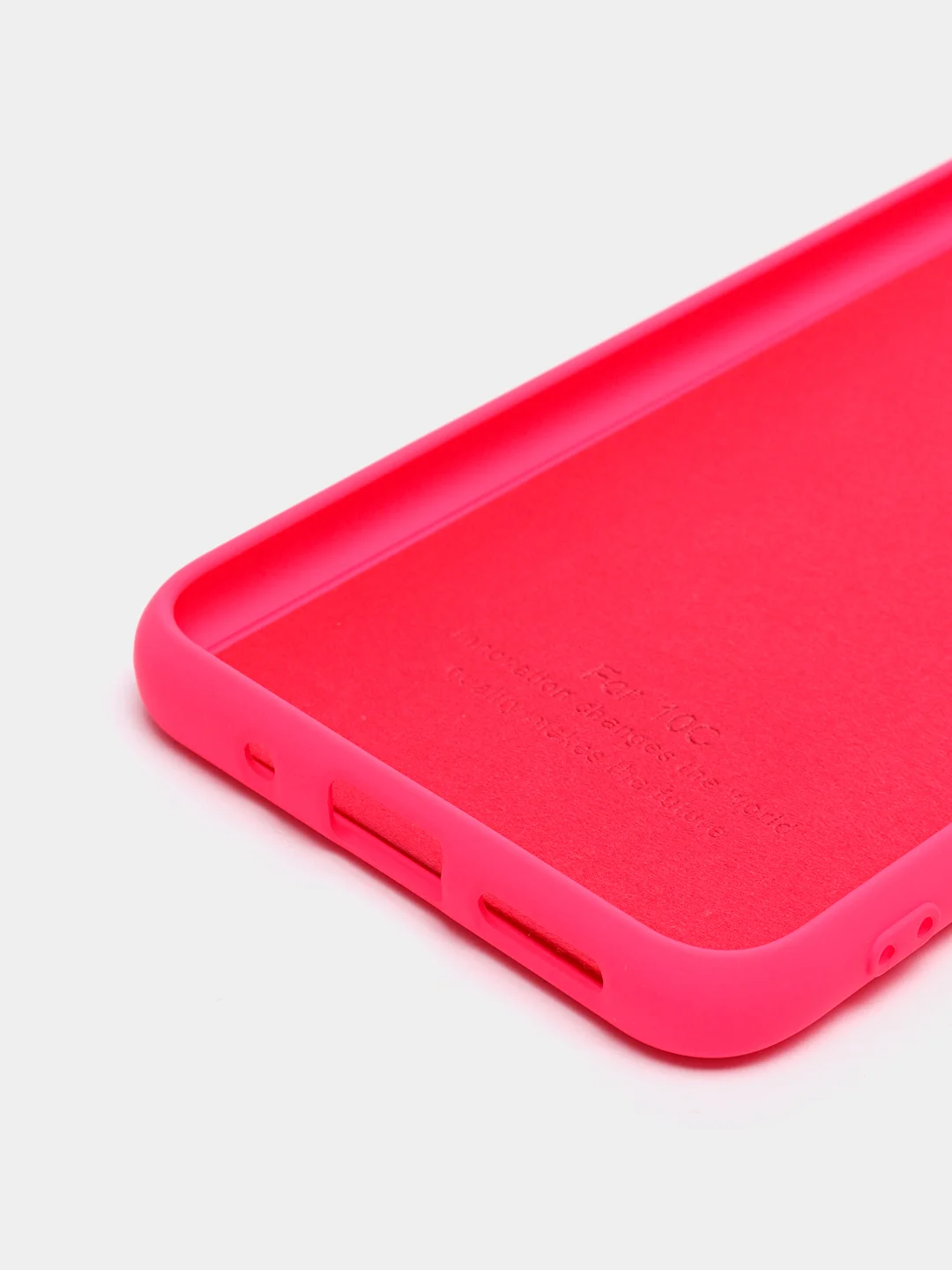 Фуксия чехол с бархатной подкладкой для Xiaomi Redmi 10C, 8 цветов Silicon Cover