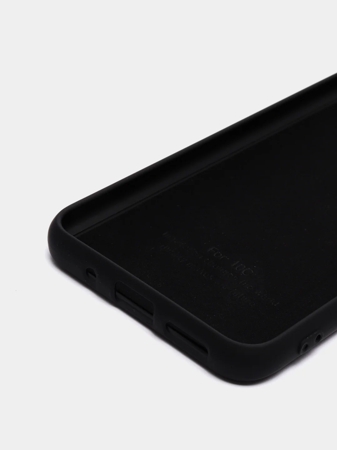 Черный чехол с бархатной подкладкой для Xiaomi Redmi 10C, 8 цветов Silicon Cover