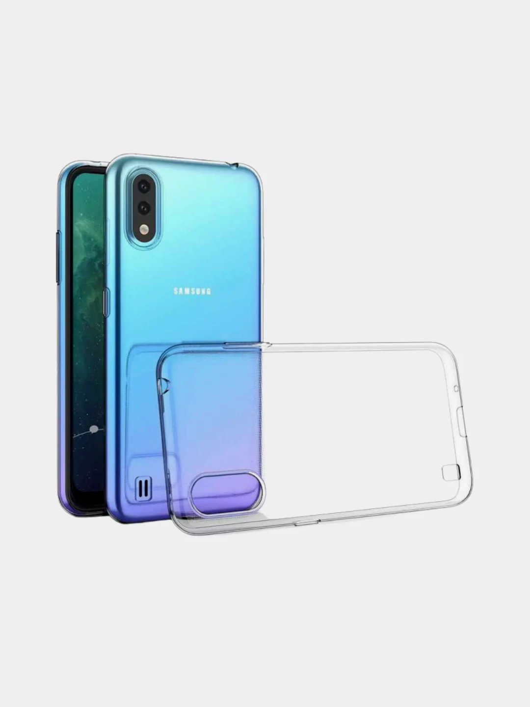 Чехол ZERO для Samsung Galaxy A01 (A015), силиконовый, прозрачный