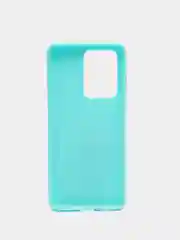 Бирюзовый чехол Samsung Galaxy S20 Ultra, Самсунг Галакси С20 Ультра, силиконовый цветной матовый