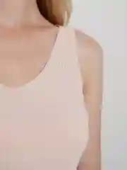 Розовый майка женская