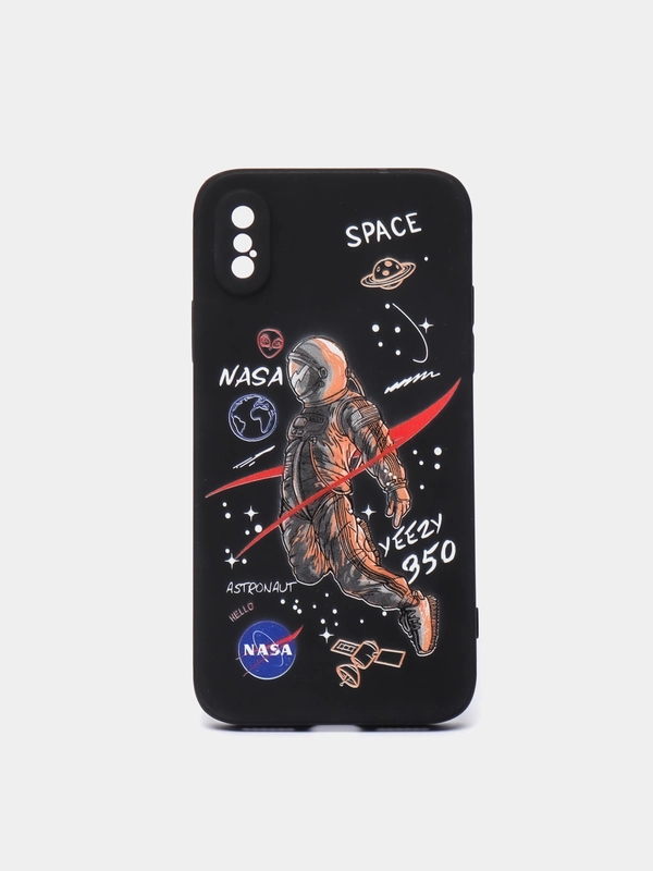 Чехол на телефон с принтом рисунком "NASA" iPhone 7/8 Plus, XS, XR, 11, 12 Pro, 13 Pro