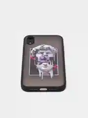 Серый чехол с принтом "Арт" на iPhone 7/ 8 plus/ XR / XS/ 11/ 12 pro/ 13, пластиковый