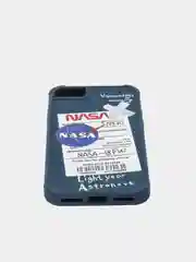 Темно-синий чехол на телефон с принтом рисунком "NASA" iPhone 7/8 Plus, XS, XR, 11, 12 Pro, 13