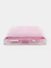 Тёмно-розовый чехол Xiaomi Redmi 9A, Сяоми Редми 9А силиконовый переливающийся жидкий с блестками