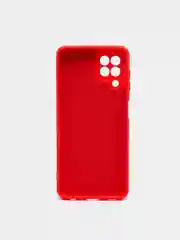 Красный чехол для Samsung A22, M32, M22, бархатный, с защитой камеры, силиконовый