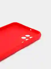 Красный чехол для Samsung A22, M32, M22, бархатный, с защитой камеры, силиконовый