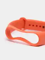 Оранжевый силиконовый ремешок для фитнес-браслетов Xiaomi Mi Band 3 и Mi Band 4