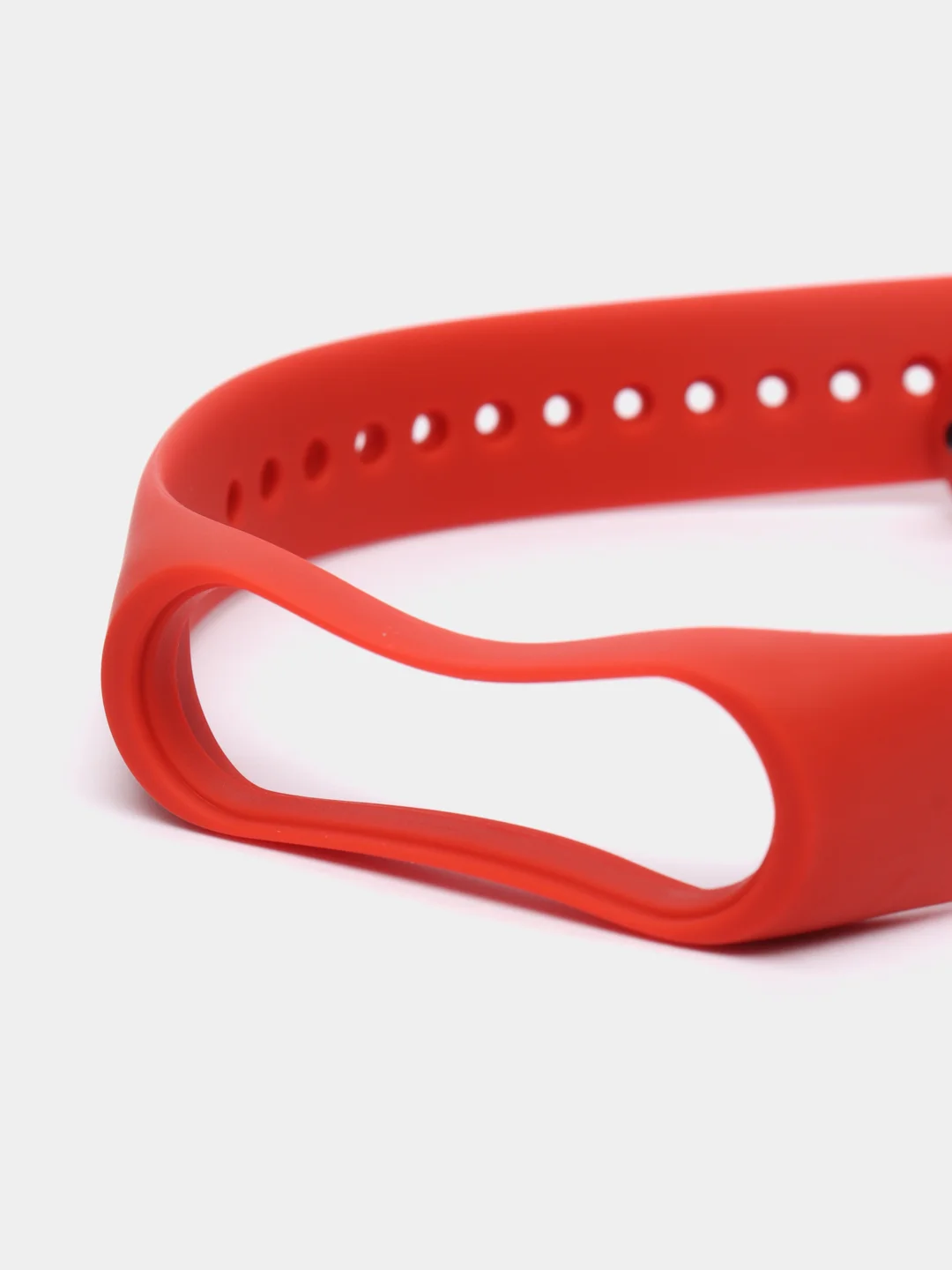 Красный силиконовый ремешок для фитнес-браслетов Xiaomi Mi Band 3 и Mi Band 4