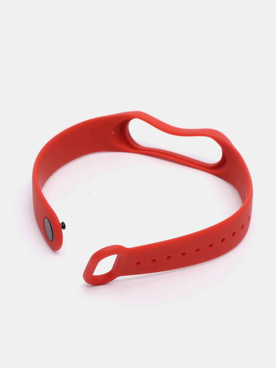 Красный силиконовый ремешок для фитнес-браслетов Xiaomi Mi Band 3 и Mi Band 4