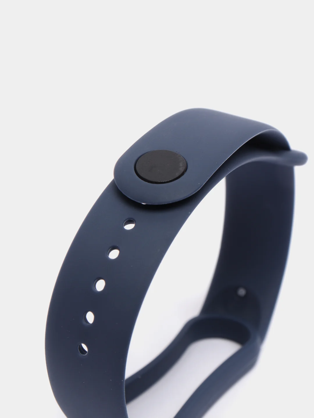 Индиго силиконовый ремешок для фитнес-браслетов Xiaomi Mi Band 5 и Mi Band 6