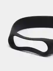 Черный силиконовый ремешок для фитнес-браслетов Xiaomi Mi Band 3 и Mi Band 4