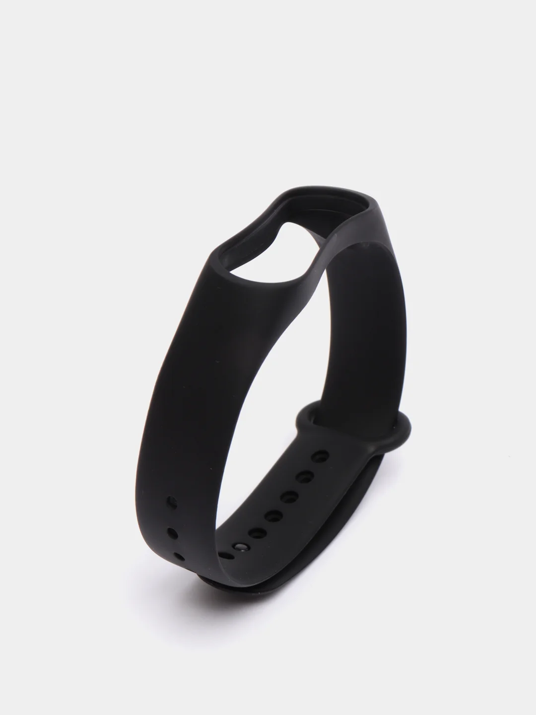 Черный силиконовый ремешок для фитнес-браслетов Xiaomi Mi Band 3 и Mi Band 4