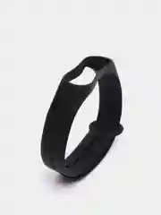 Черный силиконовый ремешок для фитнес-браслетов Xiaomi Mi Band 3 и Mi Band 4