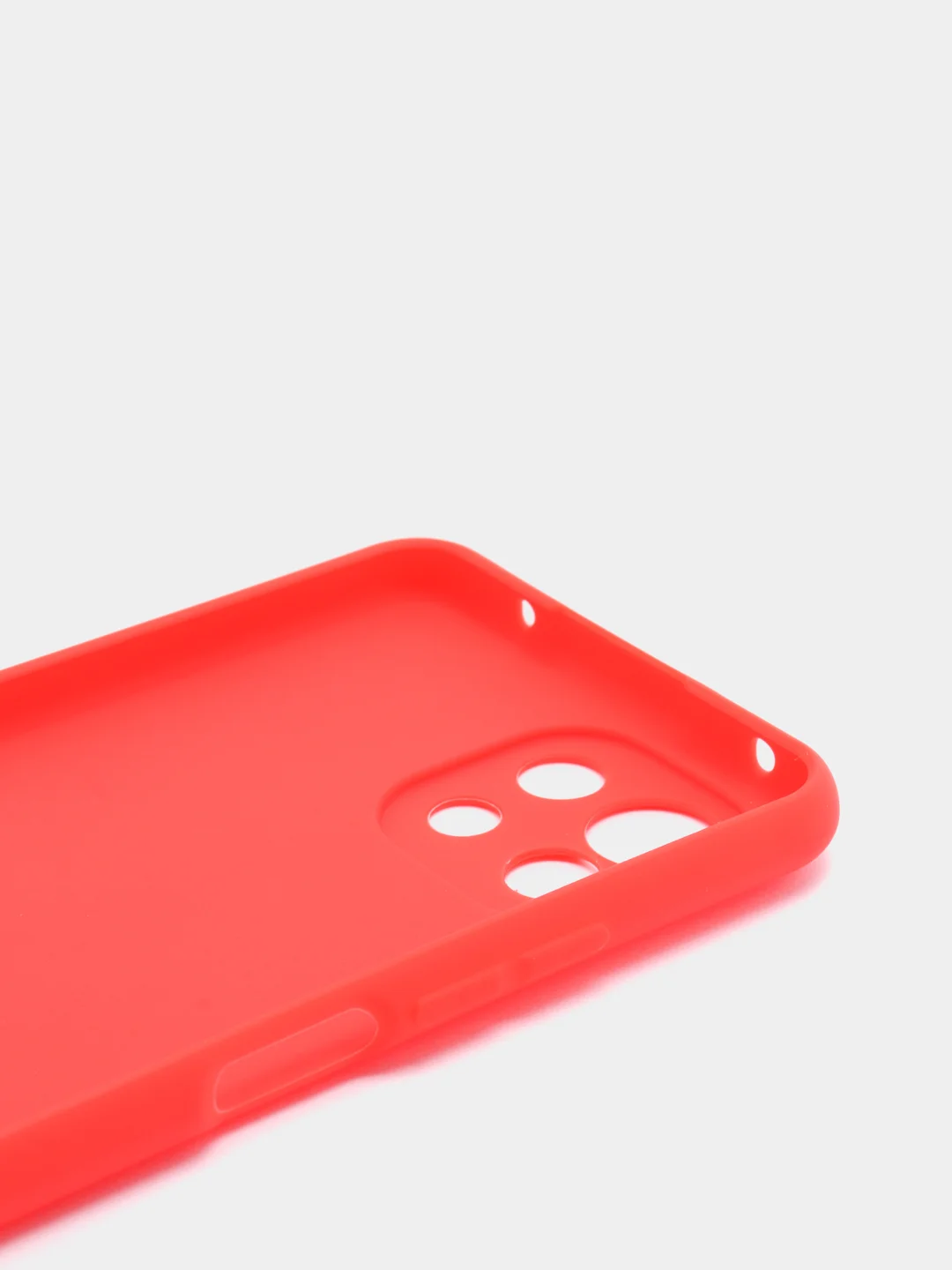 Красный чехол силиконовый для Xiaomi Redmi Note 10 Pro,Note 10,Poco X3,X3 GT,Note 10T,Mi 11 Lite