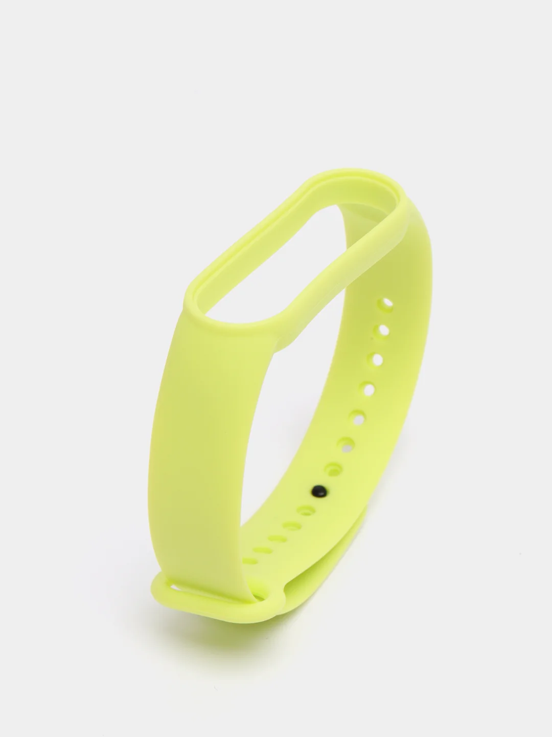 Салатовый силиконовый ремешок для фитнес-браслетов Xiaomi Mi Band 5 и Mi Band 6
