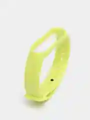 Салатовый силиконовый ремешок для фитнес-браслетов Xiaomi Mi Band 5 и Mi Band 6