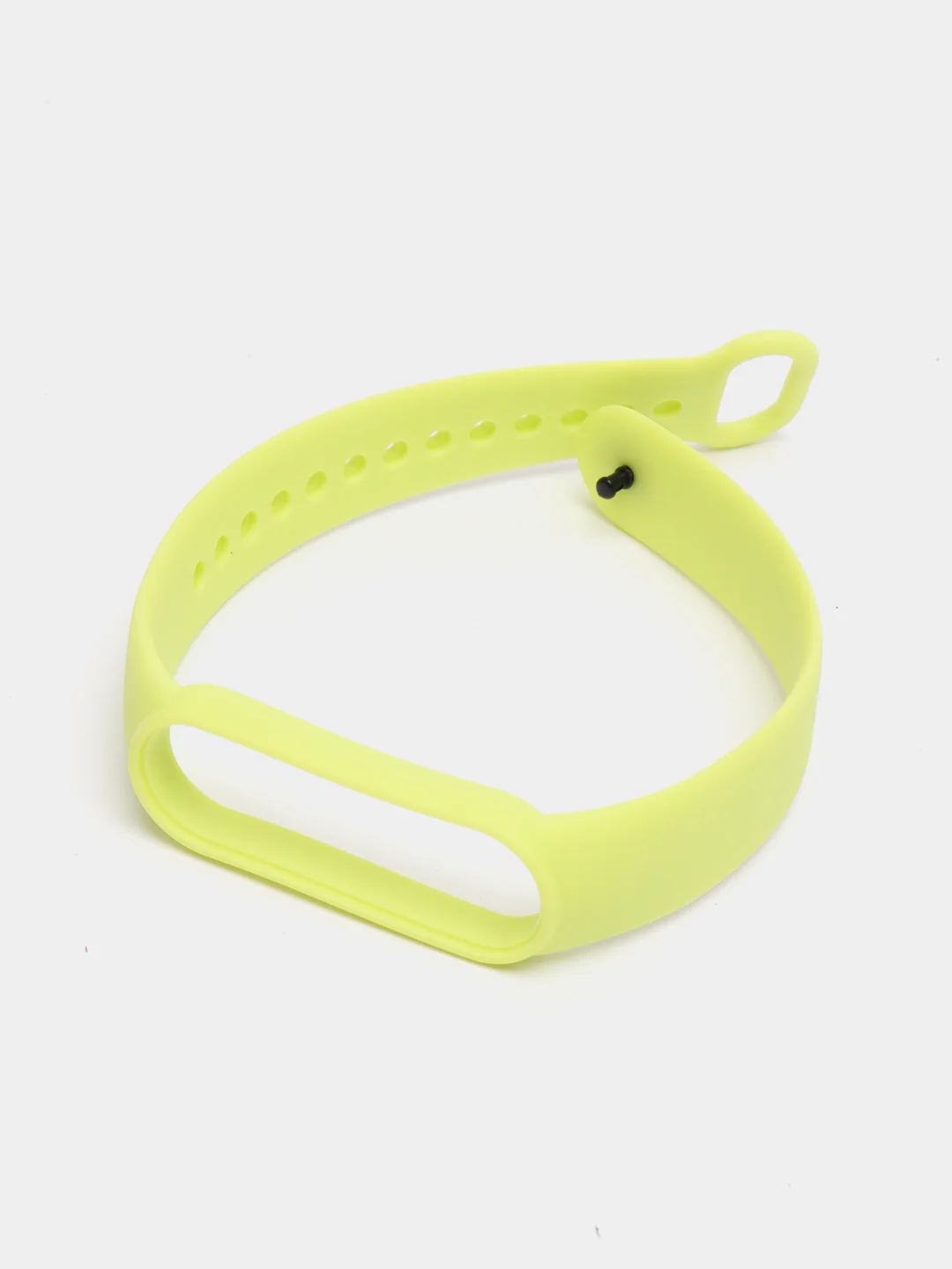 Салатовый силиконовый ремешок для фитнес-браслетов Xiaomi Mi Band 5 и Mi Band 6