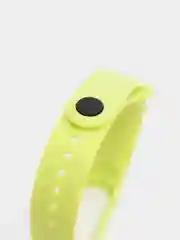 Салатовый силиконовый ремешок для фитнес-браслетов Xiaomi Mi Band 5 и Mi Band 6