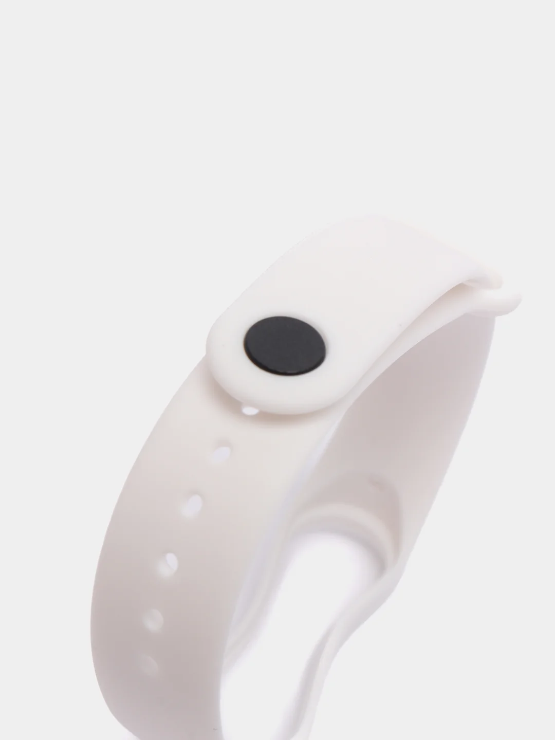 Белый силиконовый ремешок для фитнес-браслетов Xiaomi Mi Band 3 и Mi Band 4