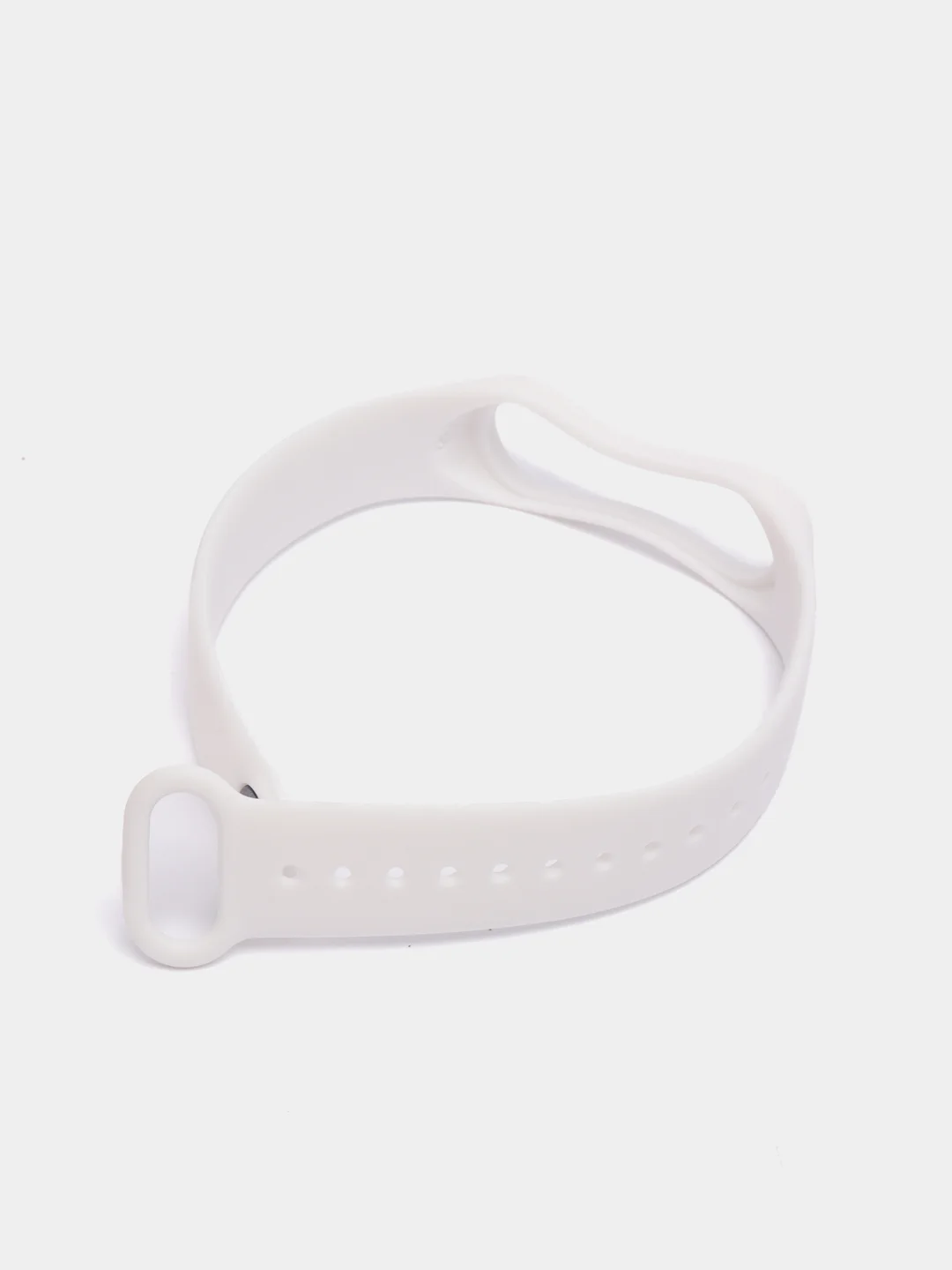 Белый силиконовый ремешок для фитнес-браслетов Xiaomi Mi Band 3 и Mi Band 4