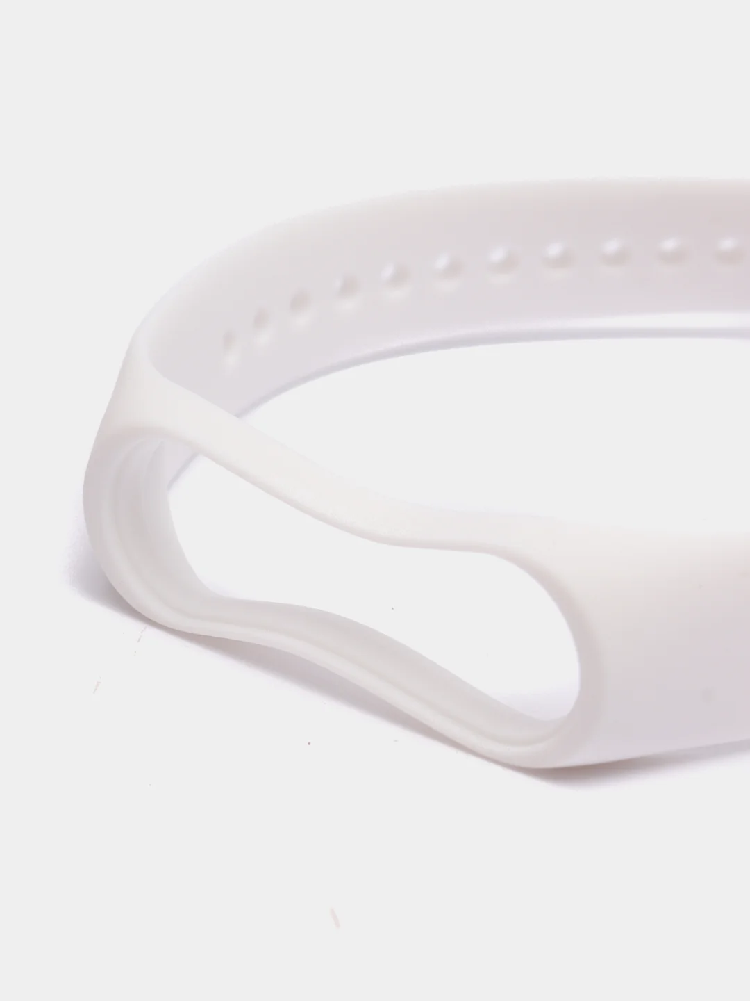 Белый силиконовый ремешок для фитнес-браслетов Xiaomi Mi Band 3 и Mi Band 4
