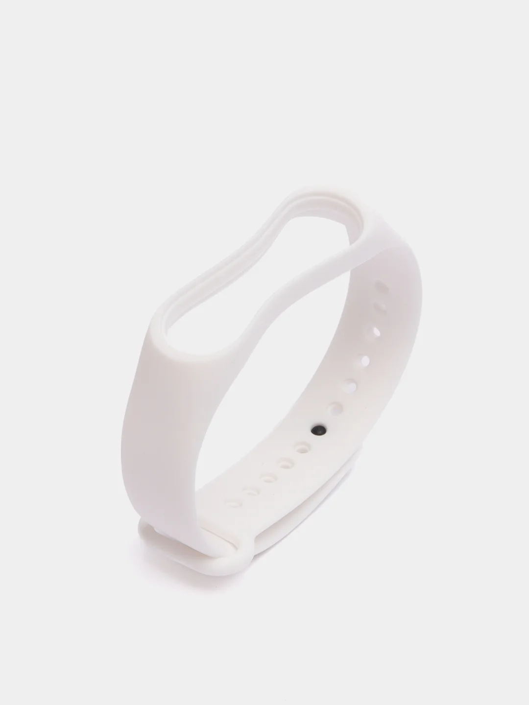 Белый силиконовый ремешок для фитнес-браслетов Xiaomi Mi Band 3 и Mi Band 4