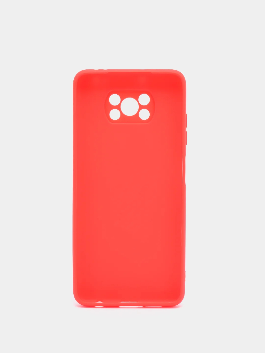 Красный чехол силиконовый для Xiaomi Redmi Note 10 Pro,Note 10,Poco X3,X3 GT,Note 10T,Mi 11 Lite