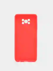 Красный чехол силиконовый для Xiaomi Redmi Note 10 Pro,Note 10,Poco X3,X3 GT,Note 10T,Mi 11 Lite