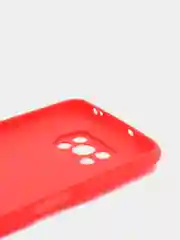 Красный чехол силиконовый для Xiaomi Redmi Note 10 Pro,Note 10,Poco X3,X3 GT,Note 10T,Mi 11 Lite