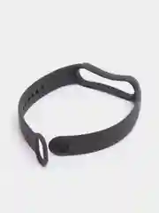 Черный силиконовый ремешок для фитнес-браслетов Xiaomi Mi Band 5 и Mi Band 6
