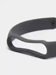 Черный силиконовый ремешок для фитнес-браслетов Xiaomi Mi Band 5 и Mi Band 6