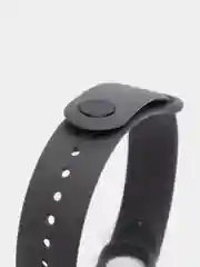 Черный силиконовый ремешок для фитнес-браслетов Xiaomi Mi Band 5 и Mi Band 6