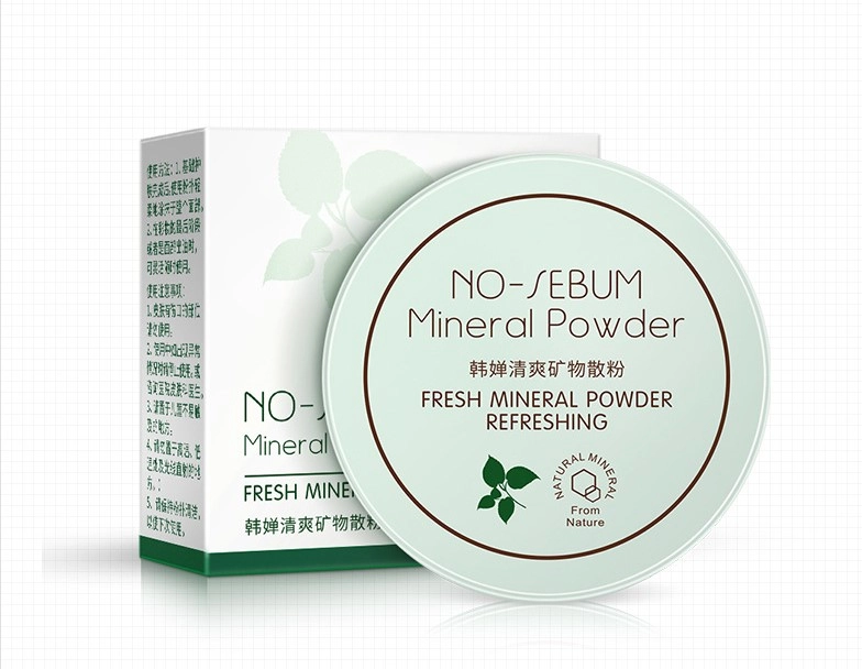 Натуральная минеральная пудра для лица "No-Sebum Mineral Powder"