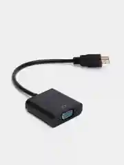 Черный адаптер-переходник HDMI(HDTV)-VGA, 2 вида, с аудио выходом и без