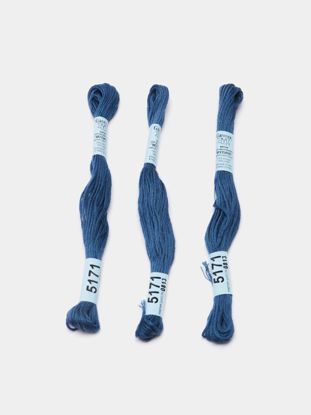 Коралловый мулине, нитки для вышивания Gamma, 100% хлопок, номера цветов 5170 - 5220