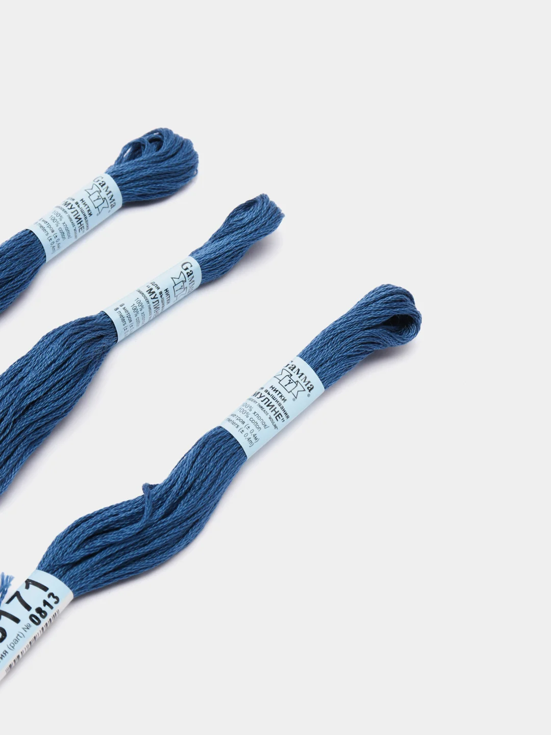 Коралловый мулине, нитки для вышивания Gamma, 100% хлопок, номера цветов 5170 - 5220