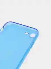 Синий чехол iPhone 11/12/7/7+/X/XR/11PRO MAX /12/12PRO MAX Плотный Цветной глянцевый   1.5mm