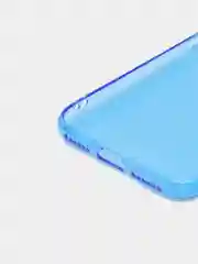 Синий чехол iPhone 11/12/7/7+/X/XR/11PRO MAX /12/12PRO MAX Плотный Цветной глянцевый   1.5mm
