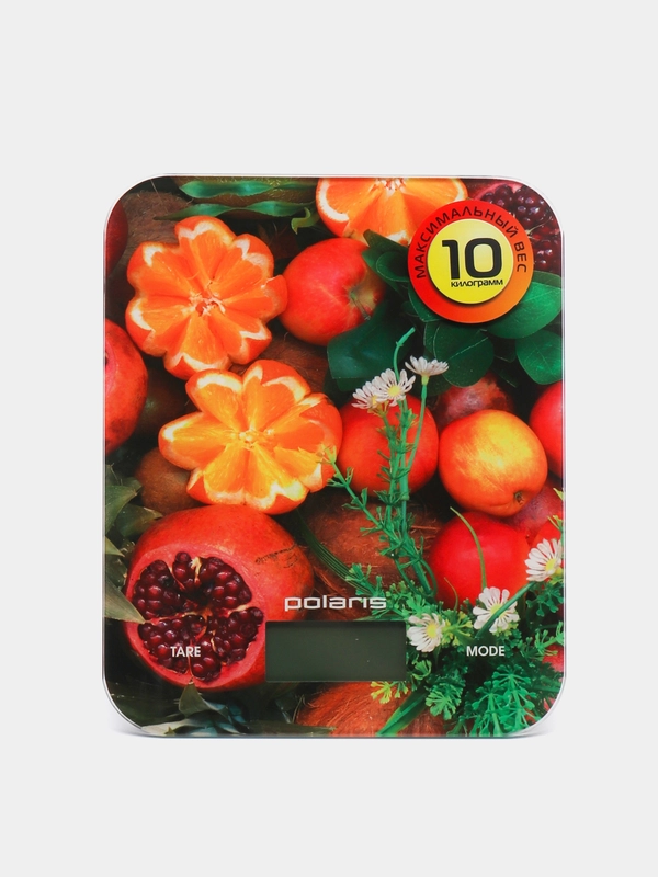 Кухонные весы Polaris PKS 1057DG Fruits, с рисунком